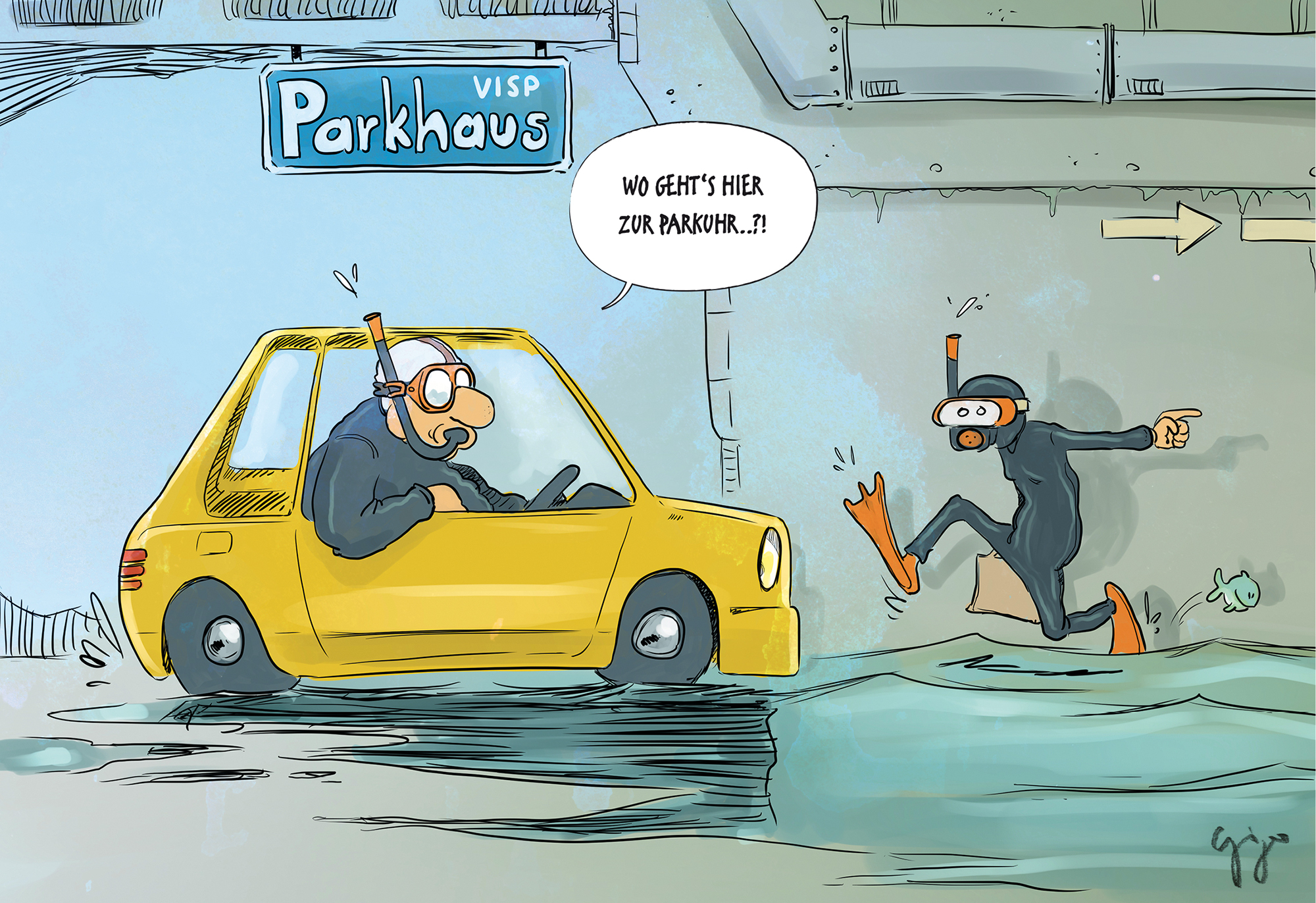 Gigergraphics cartoon 683 Gigergraphics - Grafik / Cartoons / Werbekampagnen / Webdesign / Karikaturen / Illustrationen / Logos / Corporate Design
