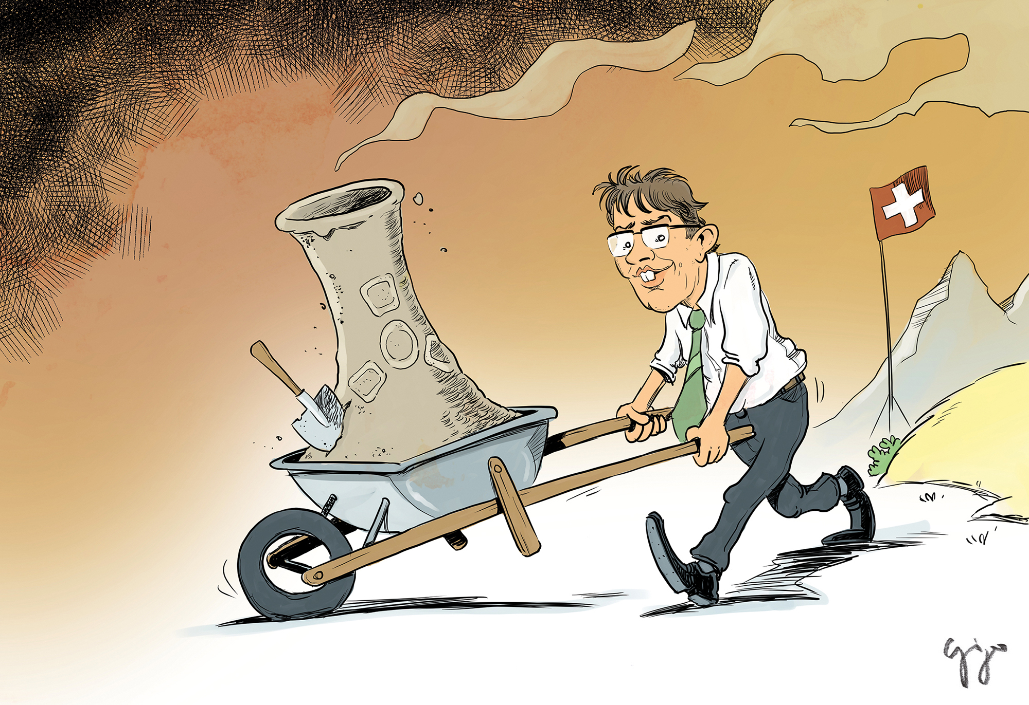 Gigergraphics cartoon 686 Gigergraphics - Grafik / Cartoons / Werbekampagnen / Webdesign / Karikaturen / Illustrationen / Logos / Corporate Design
