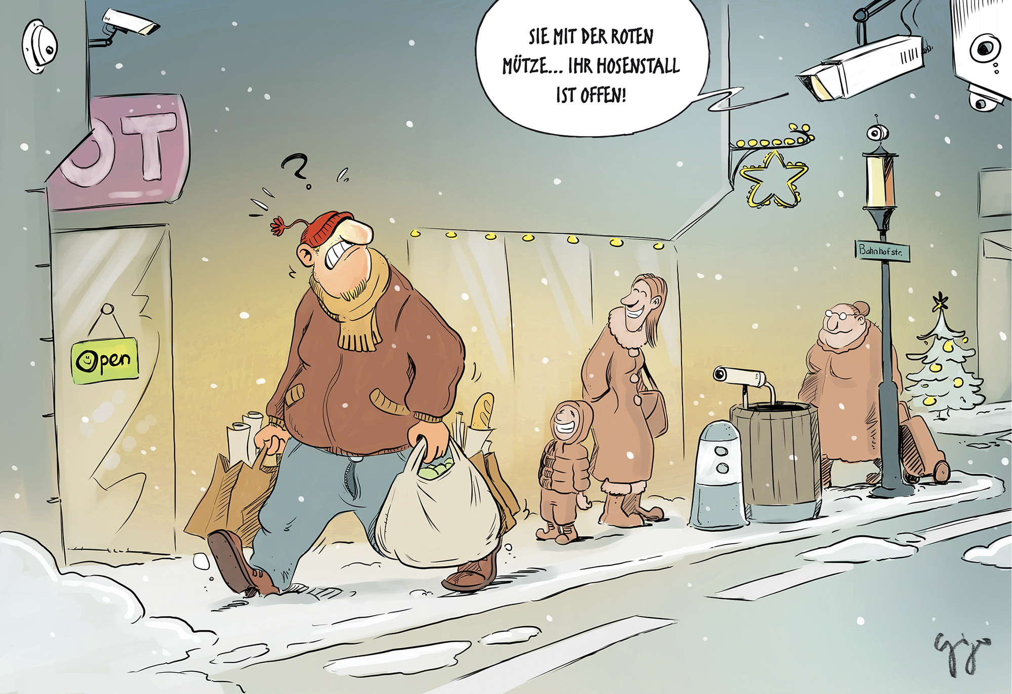 Gigergraphics cartoon 701 Gigergraphics - Grafik / Cartoons / Werbekampagnen / Webdesign / Karikaturen / Illustrationen / Logos / Corporate Design