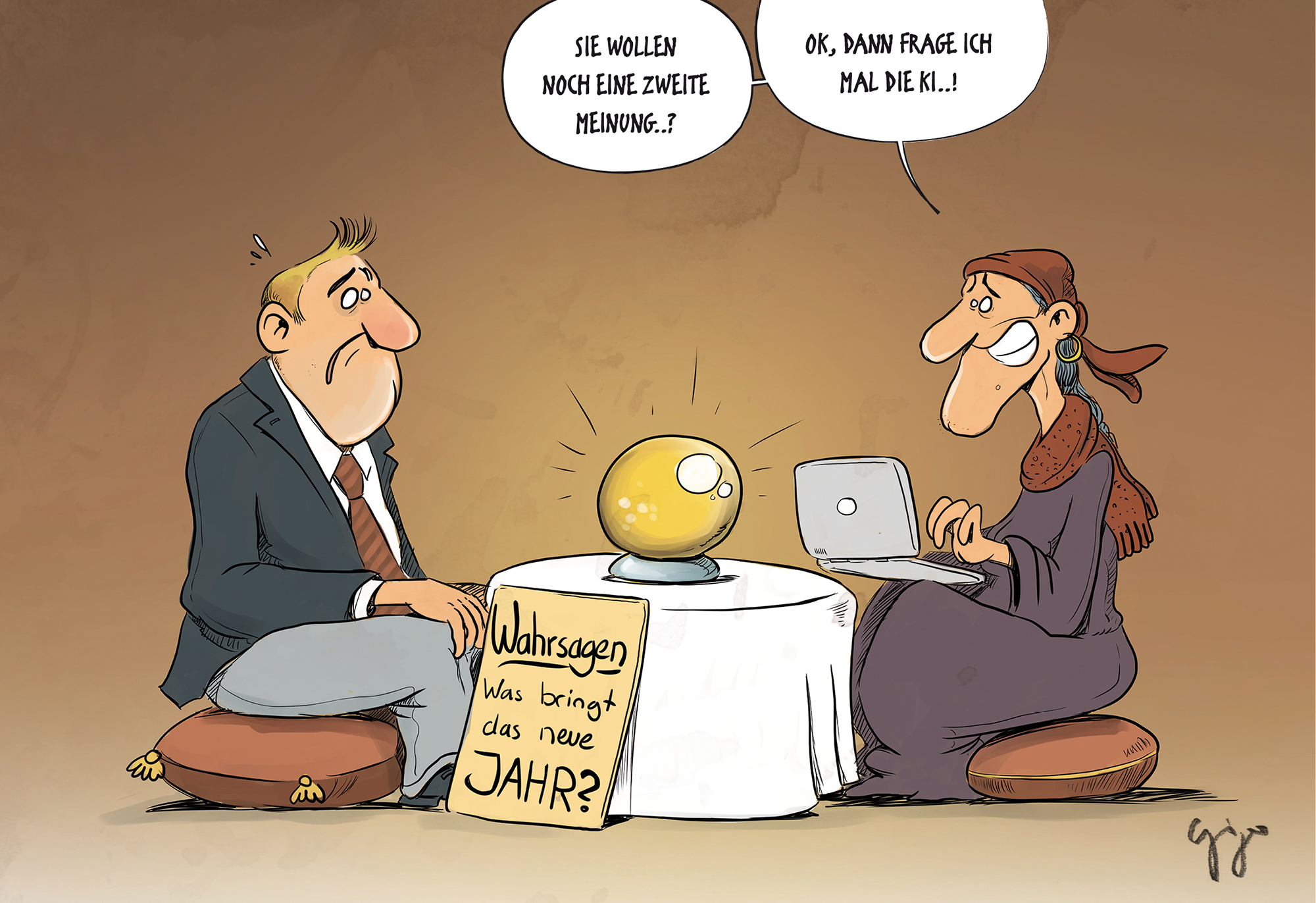 Gigergraphics cartoon 704 Gigergraphics - Grafik / Cartoons / Werbekampagnen / Webdesign / Karikaturen / Illustrationen / Logos / Corporate Design