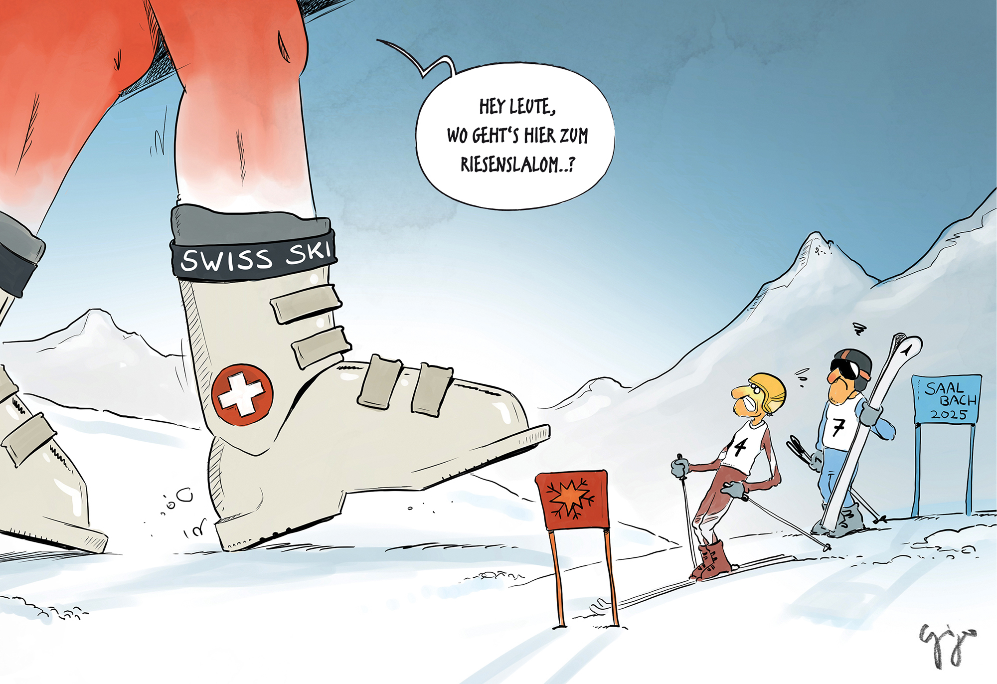 Gigergraphics cartoon 710 Gigergraphics - Grafik / Cartoons / Werbekampagnen / Webdesign / Karikaturen / Illustrationen / Logos / Corporate Design