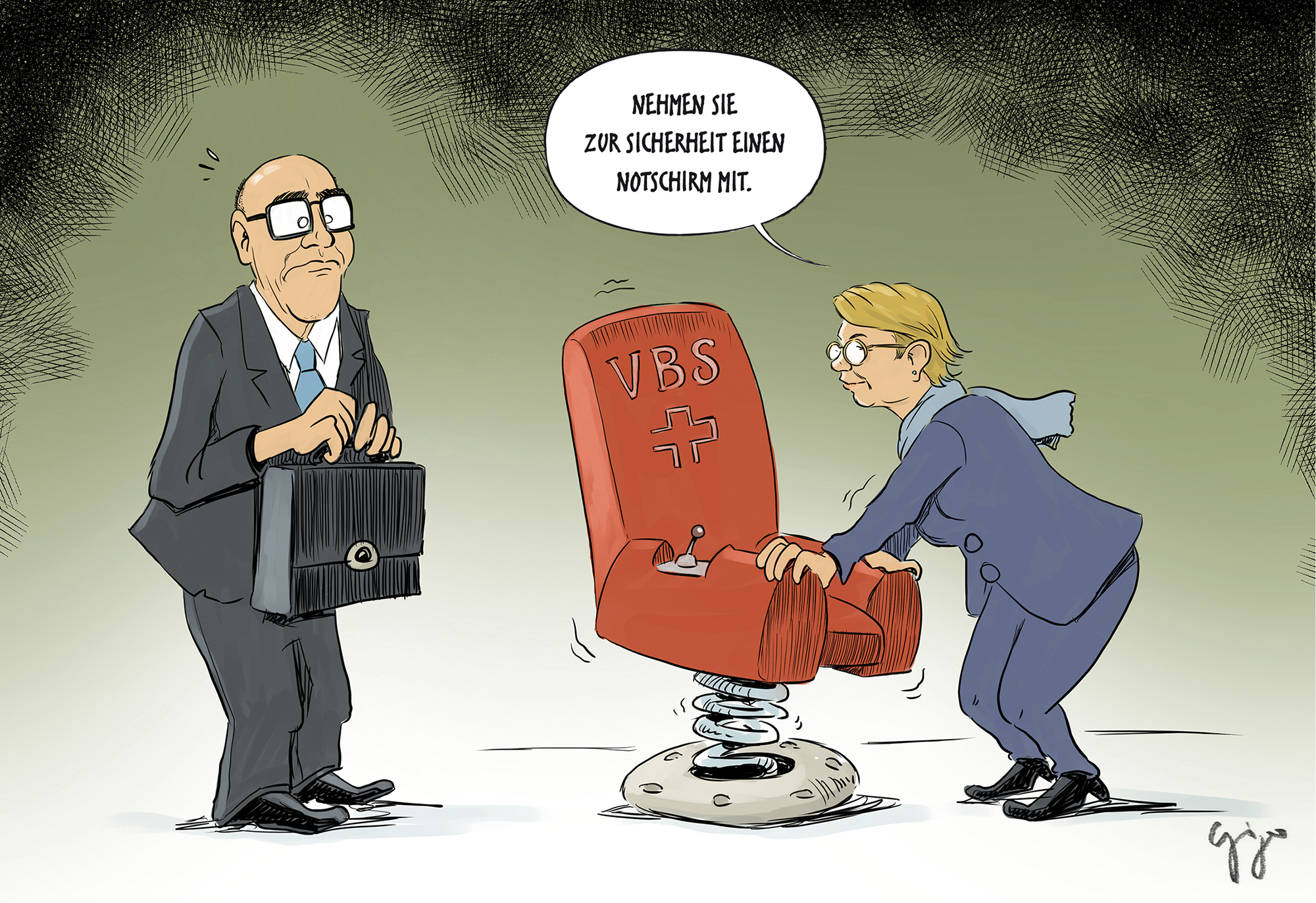 Gigergraphics cartoon 714 Gigergraphics - Grafik / Cartoons / Werbekampagnen / Webdesign / Karikaturen / Illustrationen / Logos / Corporate Design