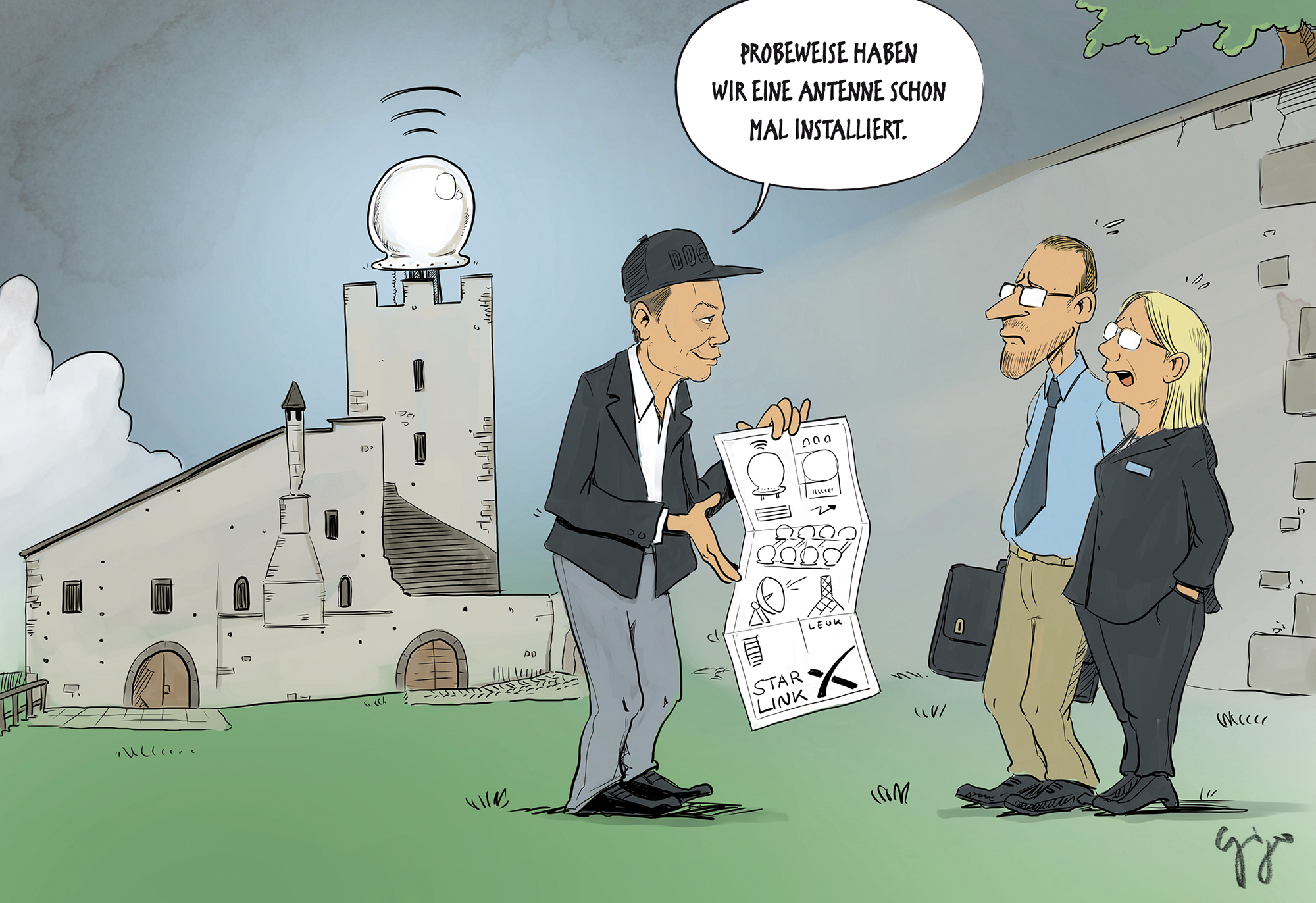 Gigergraphics cartoon 727 Gigergraphics - Grafik / Cartoons / Werbekampagnen / Webdesign / Karikaturen / Illustrationen / Logos / Corporate Design