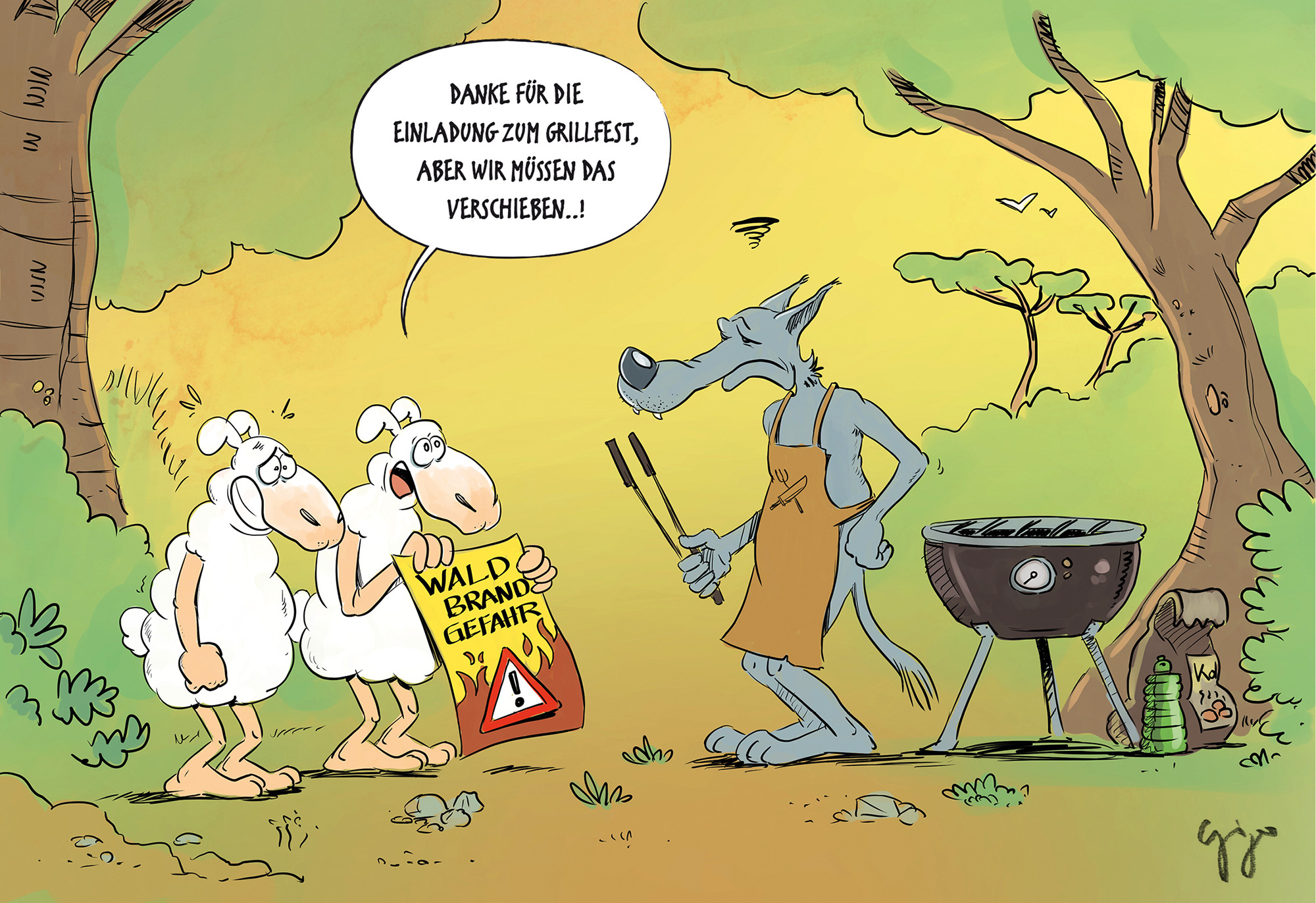 Gigergraphics cartoon 731 Gigergraphics - Grafik / Cartoons / Werbekampagnen / Webdesign / Karikaturen / Illustrationen / Logos / Corporate Design