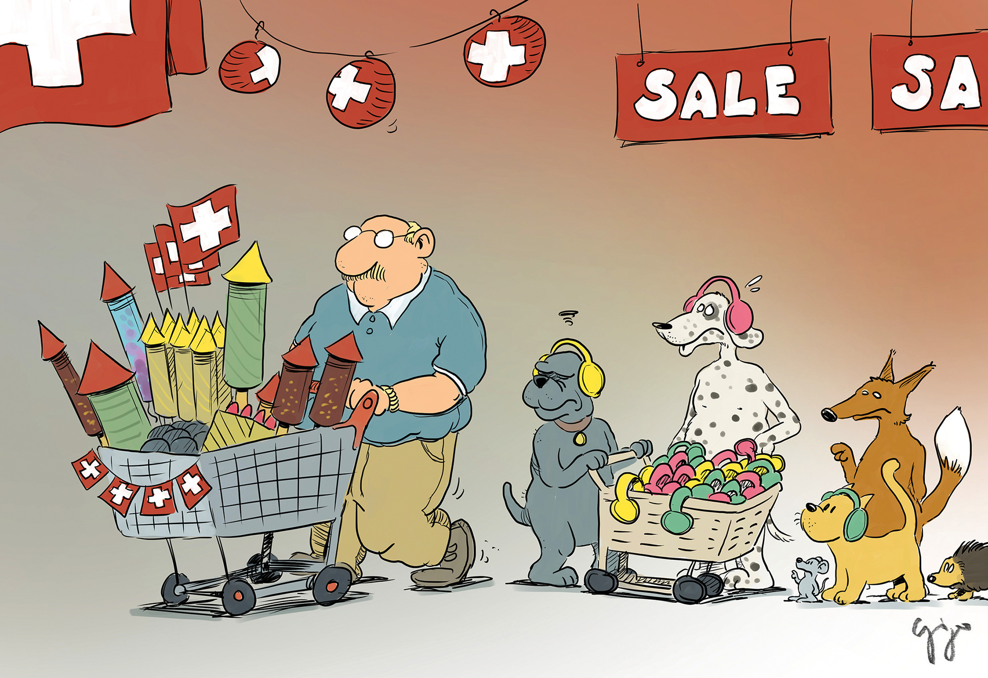 Gigergraphics cartoon 734 Gigergraphics - Grafik / Cartoons / Werbekampagnen / Webdesign / Karikaturen / Illustrationen / Logos / Corporate Design