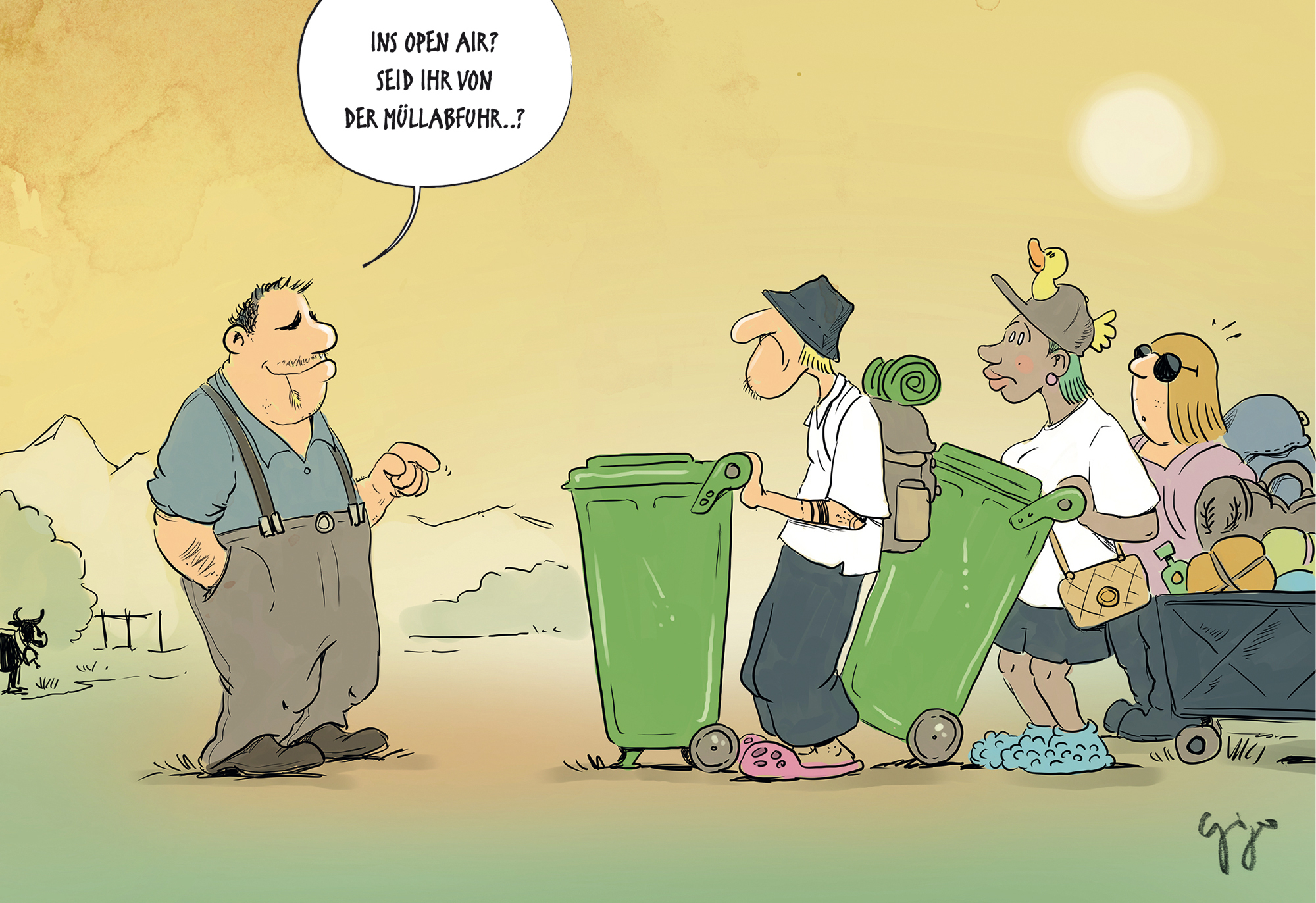 Gigergraphics cartoon 736 Gigergraphics - Grafik / Cartoons / Werbekampagnen / Webdesign / Karikaturen / Illustrationen / Logos / Corporate Design