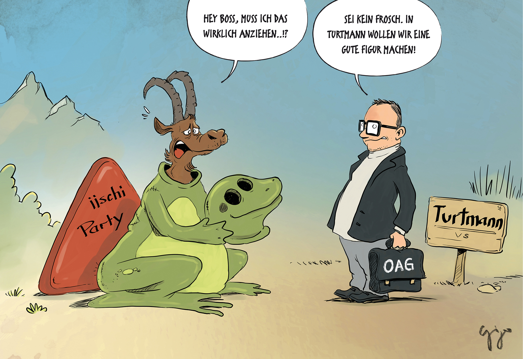 Gigergraphics cartoon 747 Gigergraphics - Grafik / Cartoons / Werbekampagnen / Webdesign / Karikaturen / Illustrationen / Logos / Corporate Design