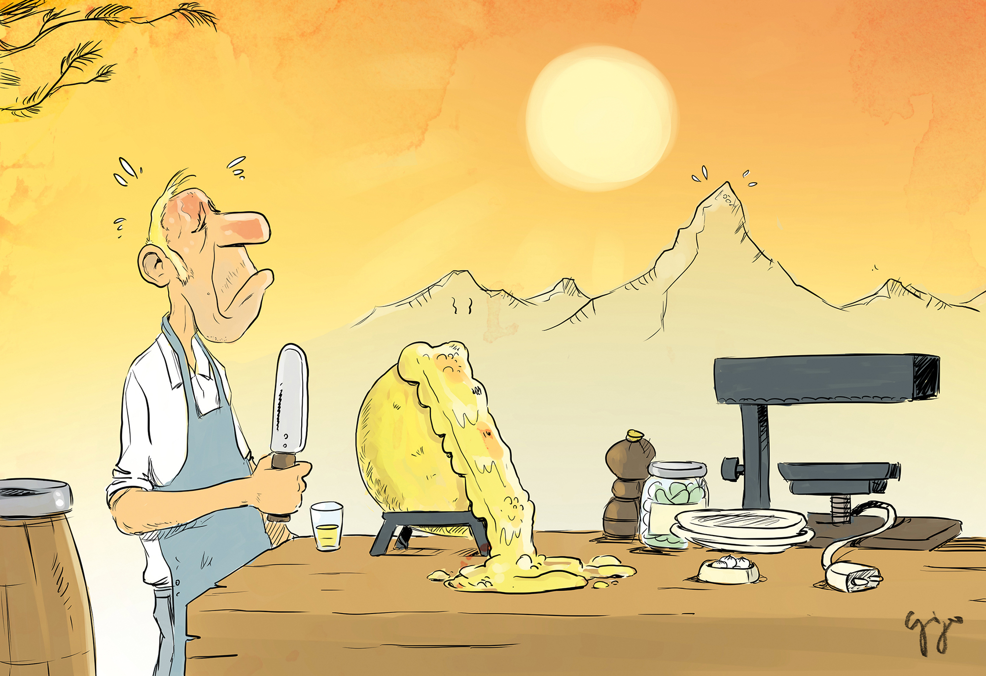 Gigergraphics cartoon 748 Gigergraphics - Grafik / Cartoons / Werbekampagnen / Webdesign / Karikaturen / Illustrationen / Logos / Corporate Design