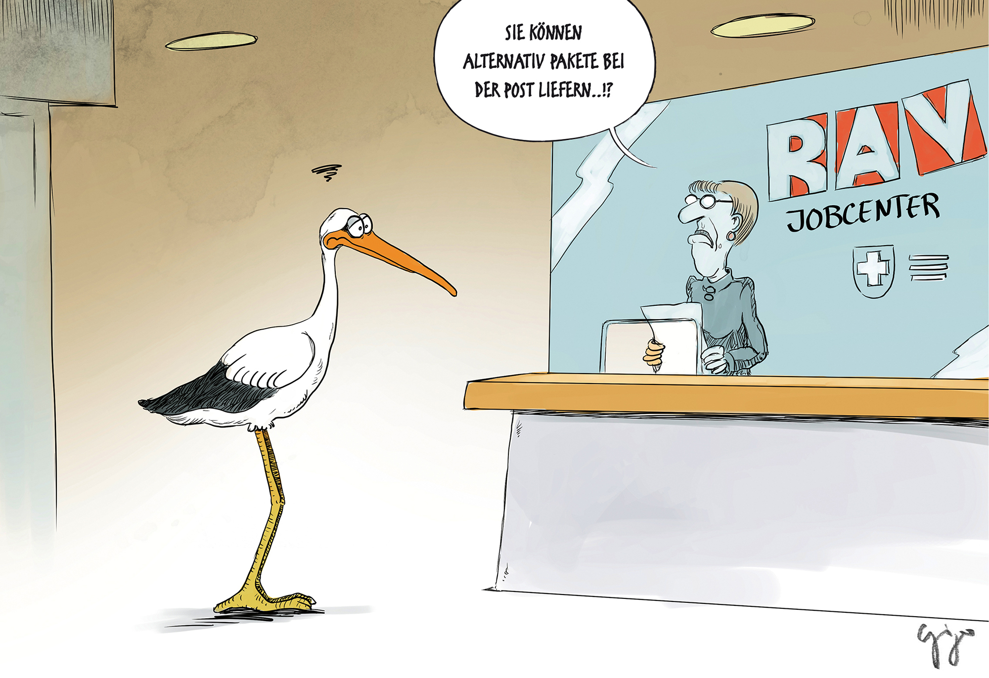 Gigergraphics cartoon 750 Gigergraphics - Grafik / Cartoons / Werbekampagnen / Webdesign / Karikaturen / Illustrationen / Logos / Corporate Design