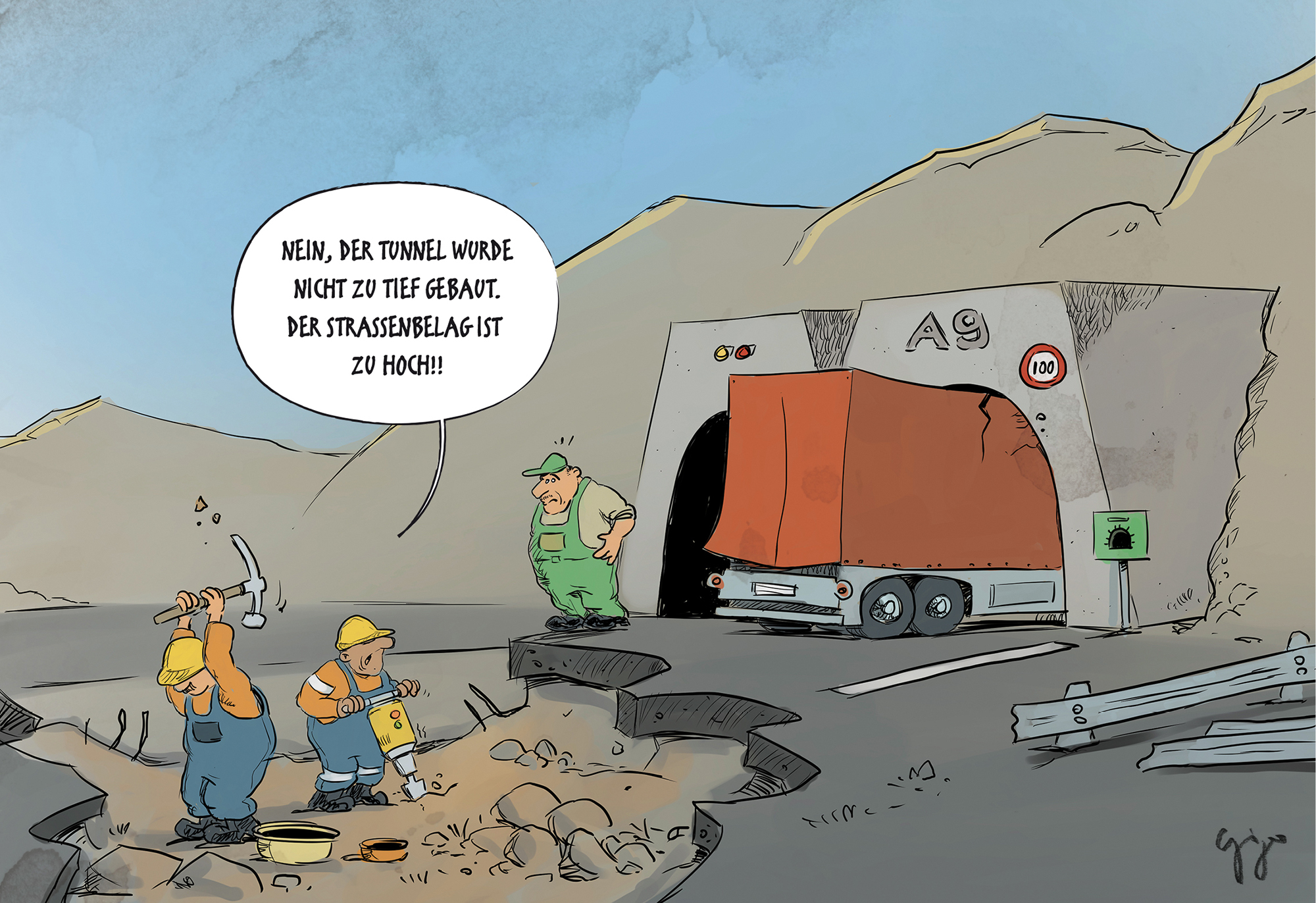 Gigergraphics cartoon 759 Gigergraphics - Grafik / Cartoons / Werbekampagnen / Webdesign / Karikaturen / Illustrationen / Logos / Corporate Design