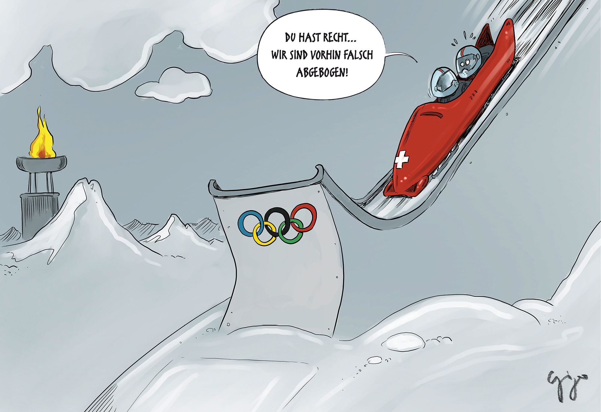 Gigergraphics cartoon 761 Gigergraphics - Grafik / Cartoons / Werbekampagnen / Webdesign / Karikaturen / Illustrationen / Logos / Corporate Design