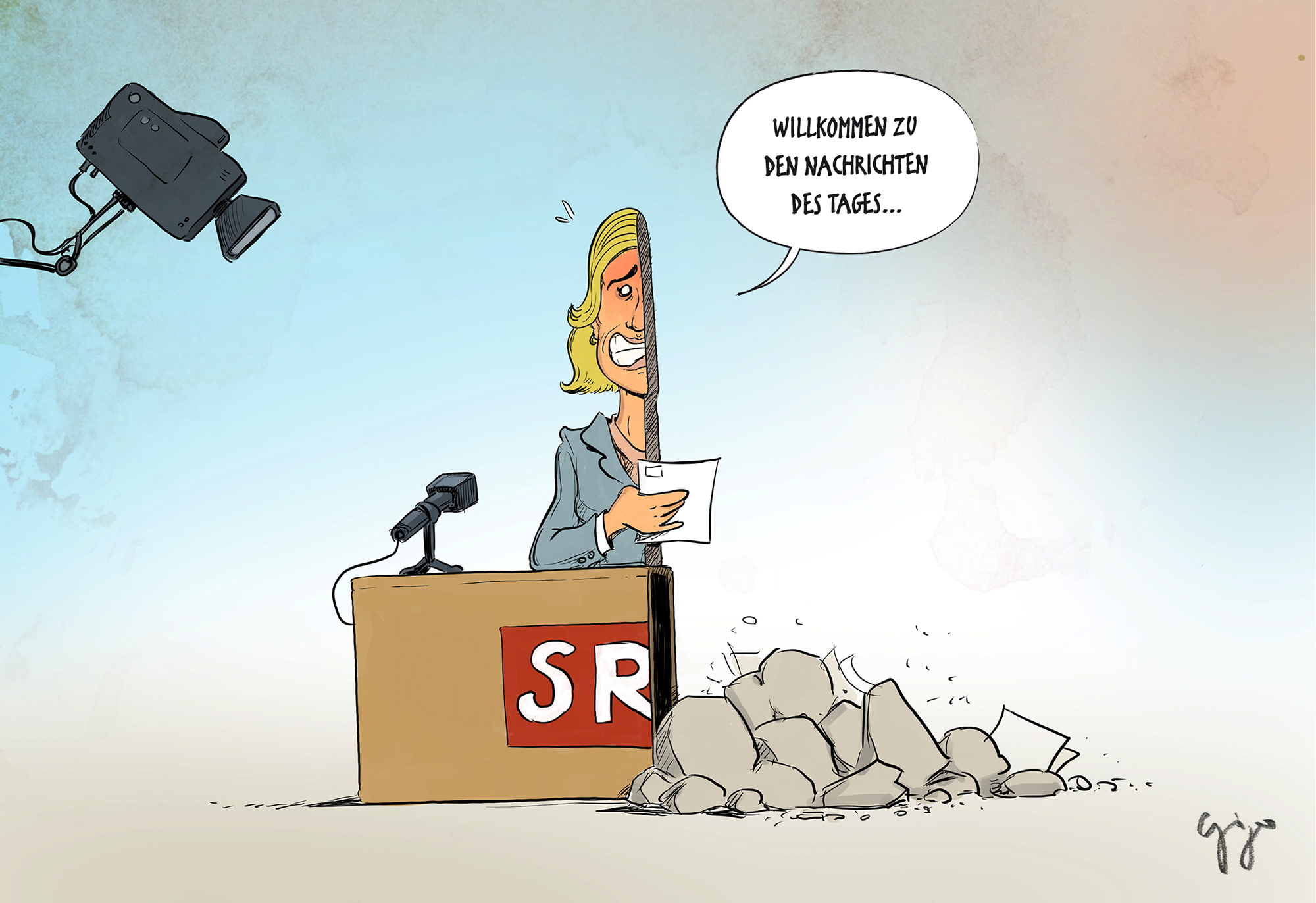 Gigergraphics cartoon 764 Gigergraphics - Grafik / Cartoons / Werbekampagnen / Webdesign / Karikaturen / Illustrationen / Logos / Corporate Design