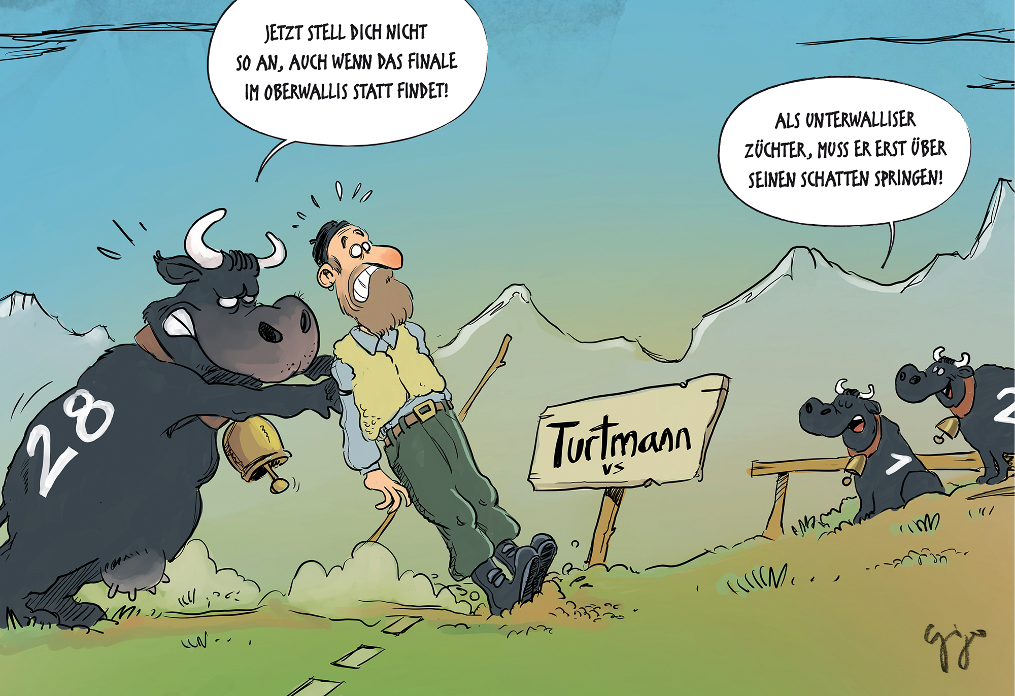 Gigergraphics cartoon 766 Gigergraphics - Grafik / Cartoons / Werbekampagnen / Webdesign / Karikaturen / Illustrationen / Logos / Corporate Design