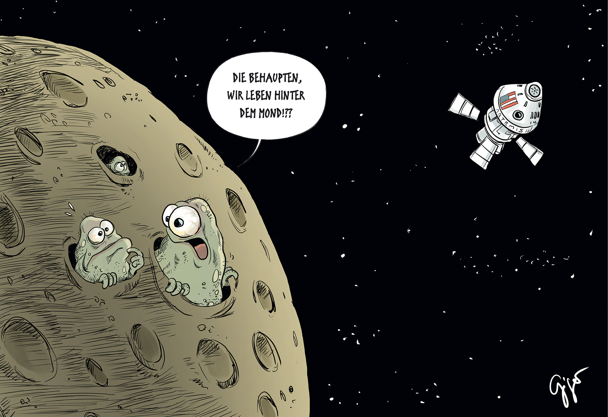 Gigergraphics cartoon 770 Gigergraphics - Grafik / Cartoons / Werbekampagnen / Webdesign / Karikaturen / Illustrationen / Logos / Corporate Design