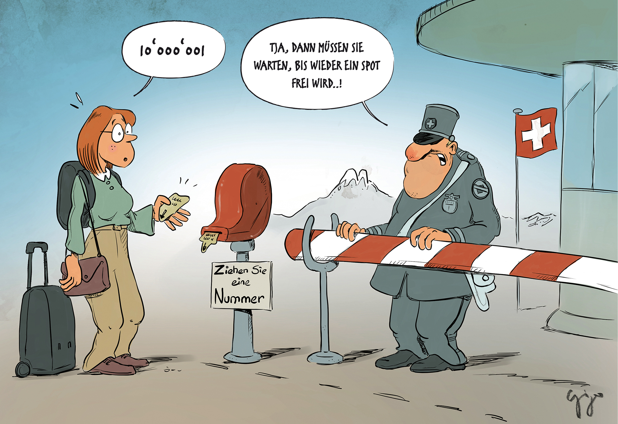Gigergraphics cartoon 778 Gigergraphics - Grafik / Cartoons / Werbekampagnen / Webdesign / Karikaturen / Illustrationen / Logos / Corporate Design