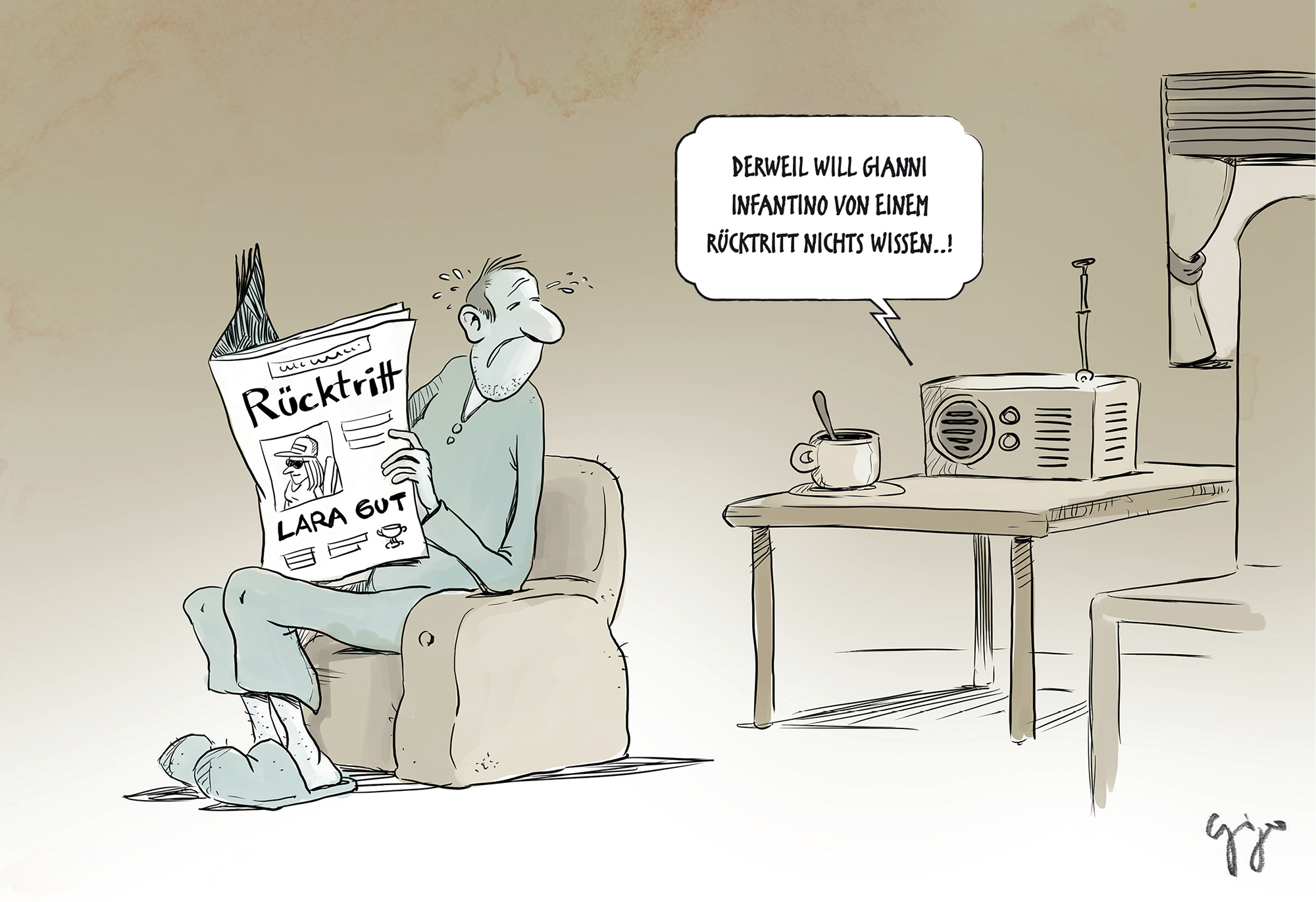 Gigergraphics cartoon 787 Gigergraphics - Grafik / Cartoons / Werbekampagnen / Webdesign / Karikaturen / Illustrationen / Logos / Corporate Design