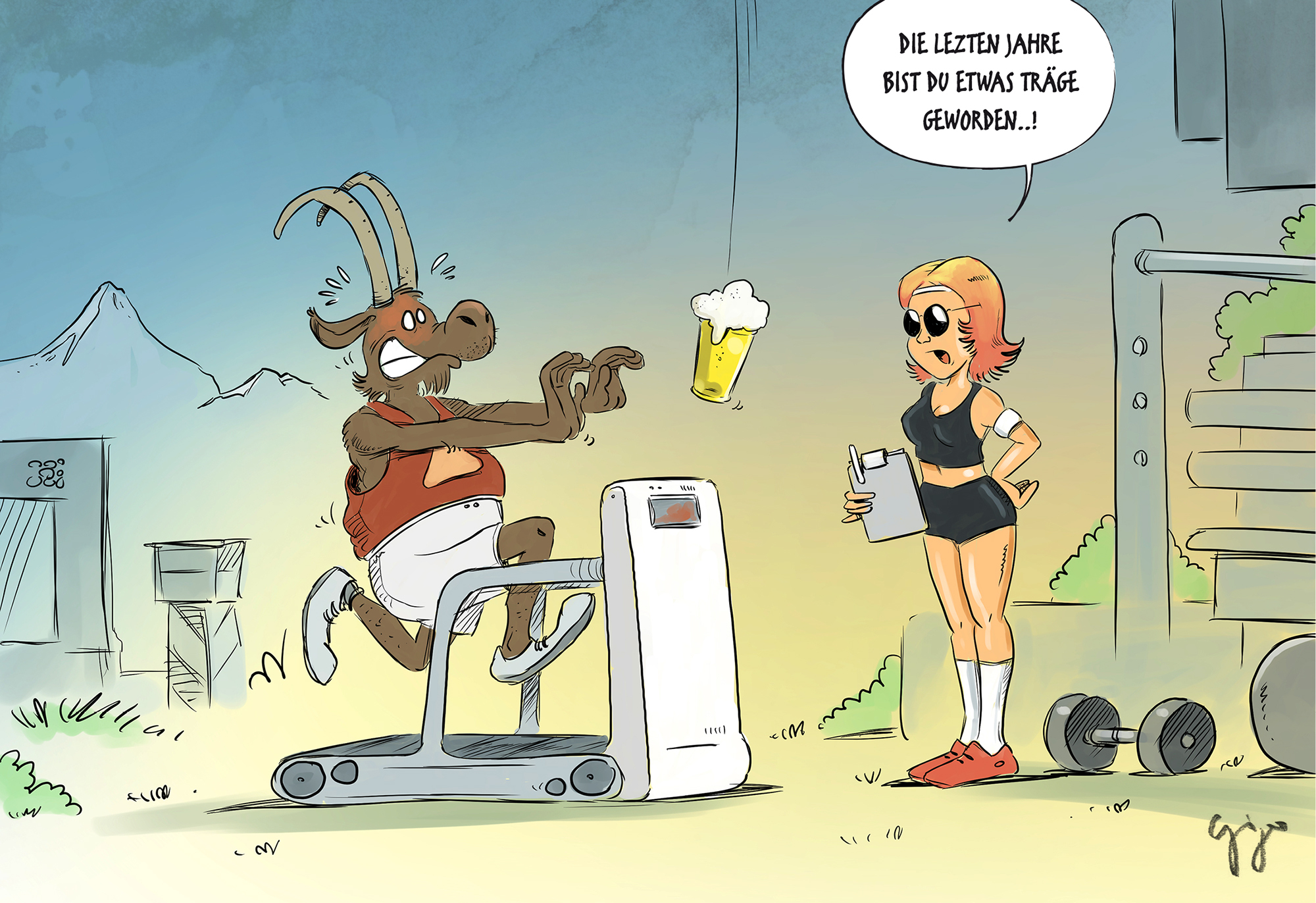 Gigergraphics cartoon 789 Gigergraphics - Grafik / Cartoons / Werbekampagnen / Webdesign / Karikaturen / Illustrationen / Logos / Corporate Design