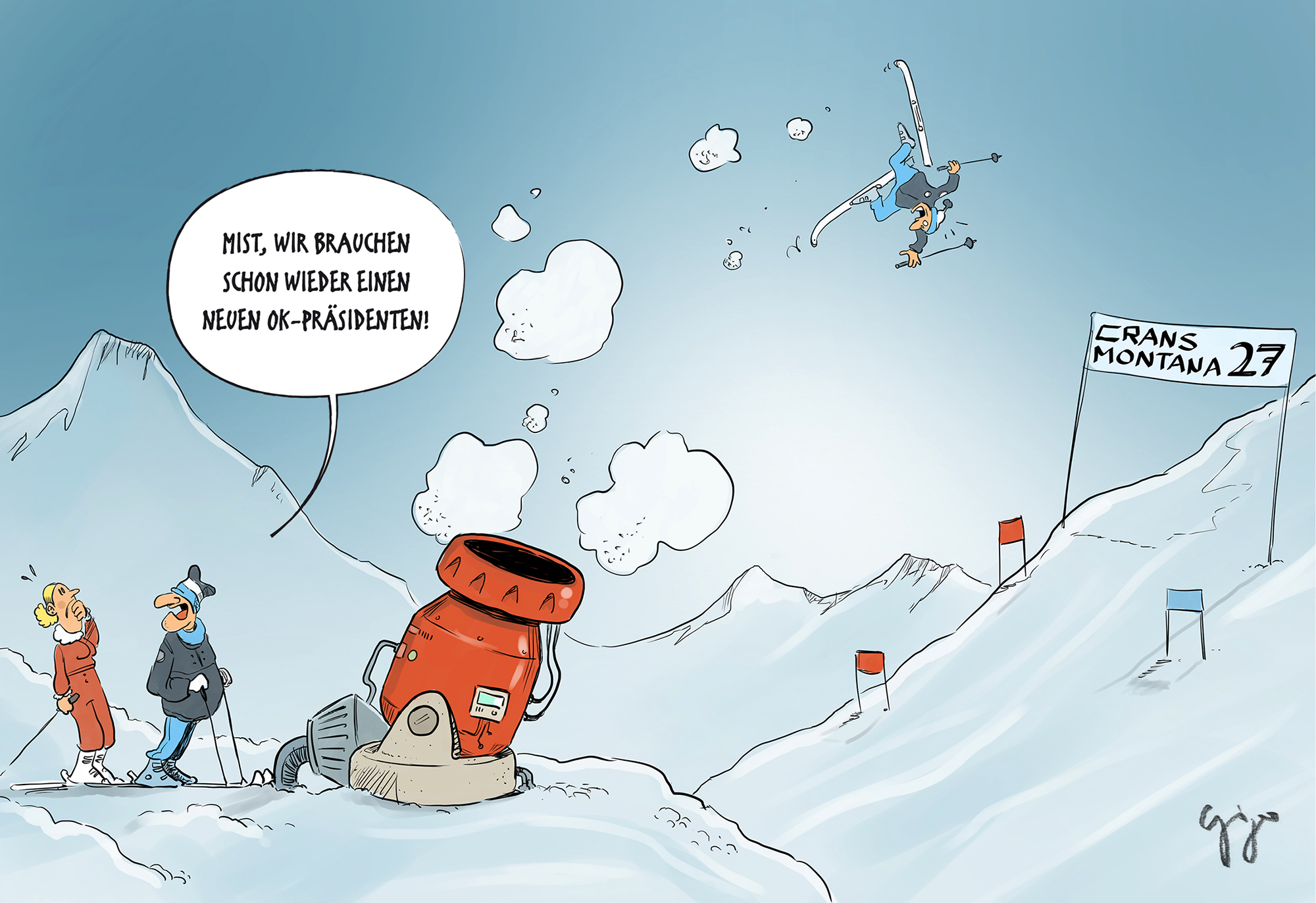 Gigergraphics cartoon 796 Gigergraphics - Grafik / Cartoons / Werbekampagnen / Webdesign / Karikaturen / Illustrationen / Logos / Corporate Design